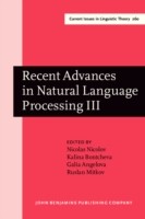 Recent Advances in Natural Language Processing III