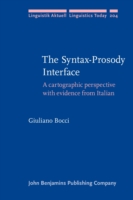 Syntax–Prosody Interface A cartographic perspective with evidence from Italian