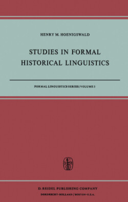 Studies in Formal Historical Linguistics