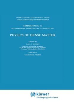 Physics of Dense Matter