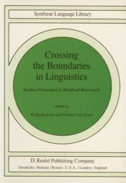 Crossing the Boundaries in Linguistics Studies Presented to Manfred Bierwisch