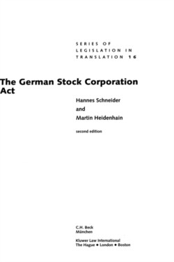 German Stock Corporation Act