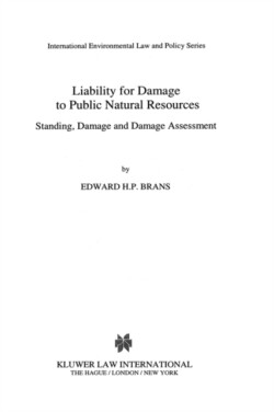 Liability for Damage to Public Natural Resources