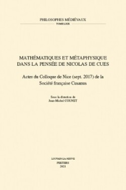 Mathématiques et Métaphysique dans la pensée de Nicolas de Cues