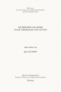 De bisschop van Rome en de theologen van Leuven