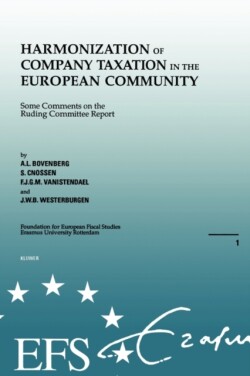 Harmonization of Company Taxation in the European Community