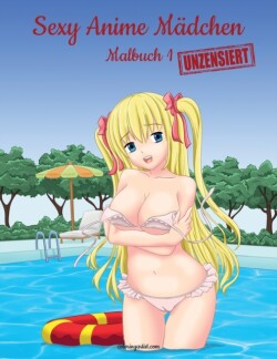 Sexy Anime Mädchen Unzensiert Malbuch 1