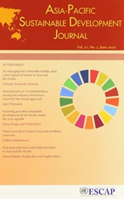 Asia-Pacific Sustainable Development Journal 2020, Issue No. 1