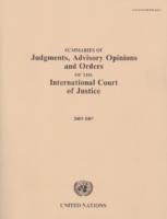 Summaries of Judgments, Advisory Opinions and Orders of the International Court of Justice