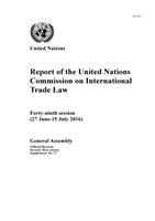 Report of the United Nations Commission on International Trade Law