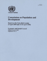 Report of the Commission on Population and Development