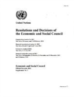 Resolutions and decisions of the Economic and Social Council