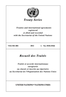 Treaty Series 2801 (English/French Edition)
