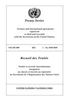 Treaty Series 2809 (English/French Edition)