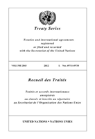 Treaty Series 2843 (English/French Edition)