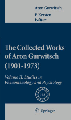 Collected Works of Aron Gurwitsch (1901-1973)