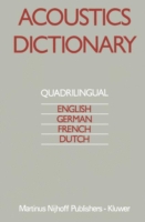 Acoustics Dictionary