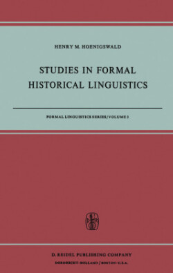 Studies in Formal Historical Linguistics