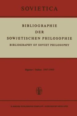 Bibliographie der Sowjetischen Philosophie