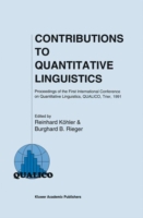 Contributions to Quantitative Linguistics Proceedings of the First International Conference on Quantitative Linguistics, QUALICO, Trier, 1991