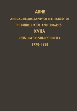 Cumulated Subject Index Volume 1 (1970) – Volume 17 (1986)
