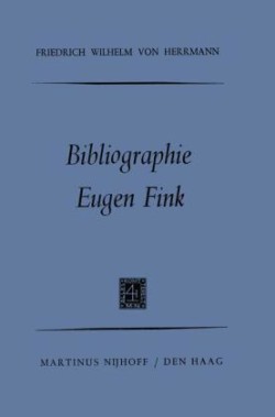 Bibliographie Eugen Fink