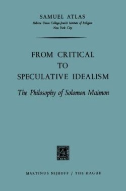 From Critical to Speculative Idealism