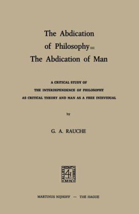 Abdication of Philosophy — The Abdication of Man