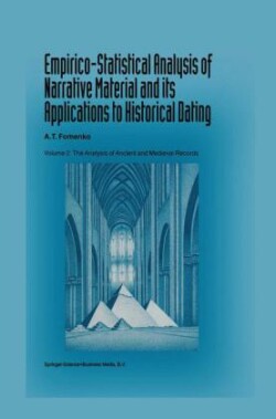 Empirico-Statistical Analysis of Narrative Material and its Applications to Historical Dating