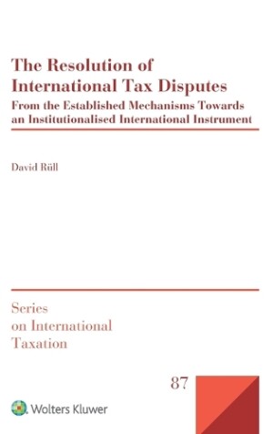 Resolution of International Tax Disputes