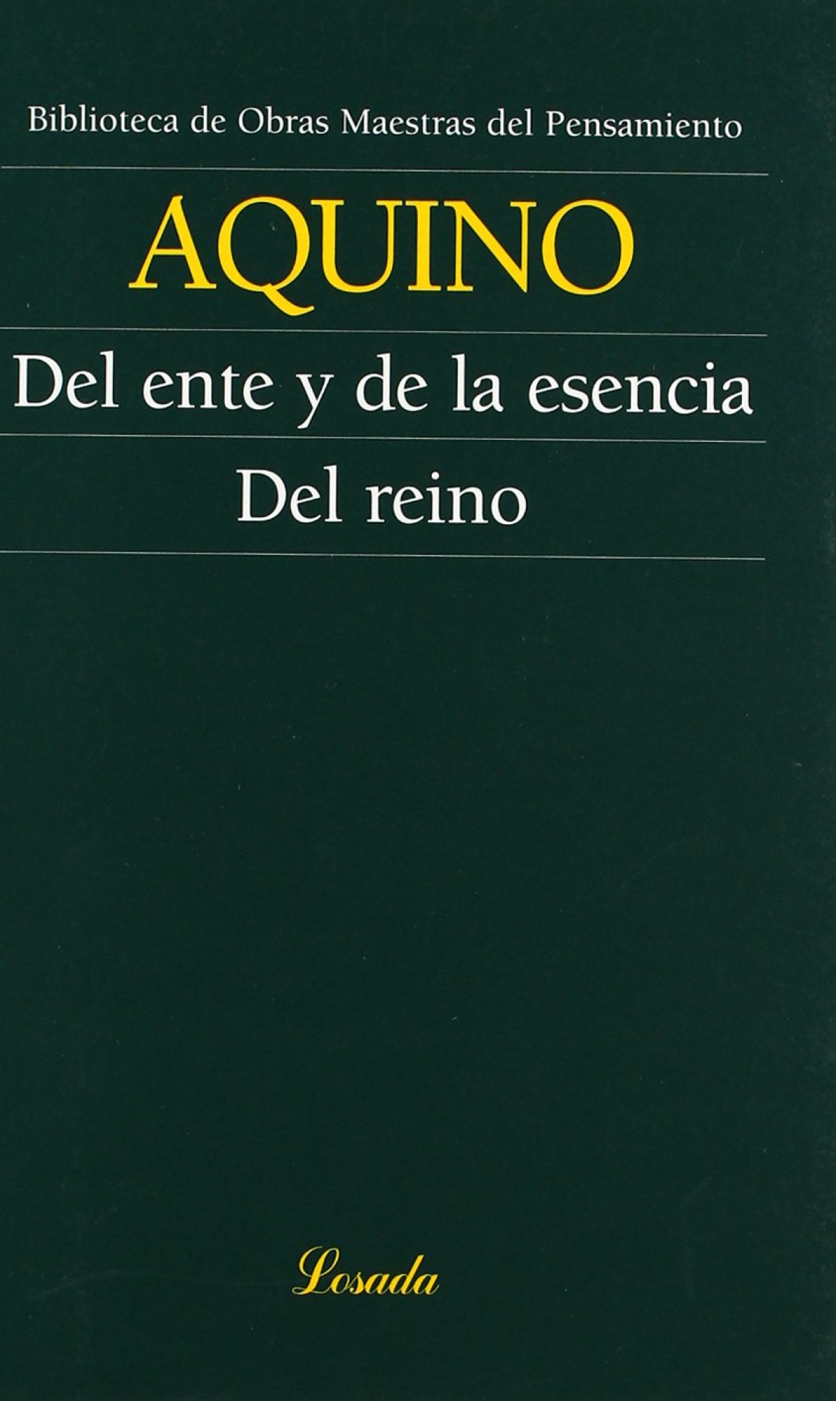 DEL ENTE Y DE LA ESENCIA