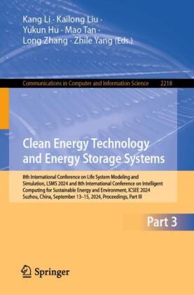 Clean Energy Technology and Energy Storage Systems