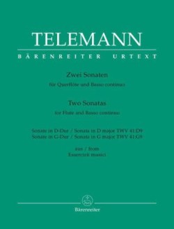 Zwei Sonaten für Querflöte und Basso continuo TWV 41: D9, TWV 41: G9