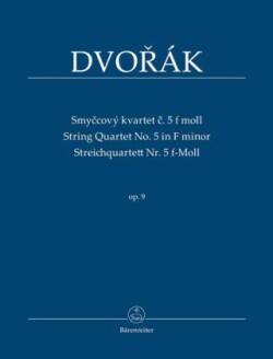 Streichquartett Nr. 5 f-Moll op. 9 / Smycový kvartet . 5 f moll op. 9, Studienpartitur