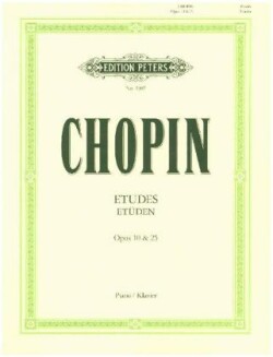 Etüden op.10, op.25 und 3 Etüden ohne Opuszahl, Klavier