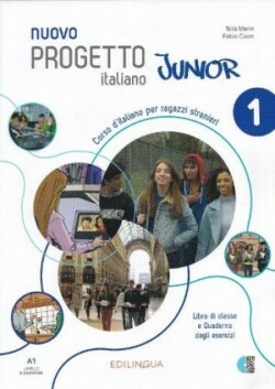 Nuovo Progetto italiano Junior 1 + online access code Libro di classe e Quaderno degli esercizi