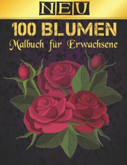 Malbuch für Erwachsene Blumen Neu