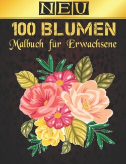 Malbuch fur Erwachsene Blumen Neu