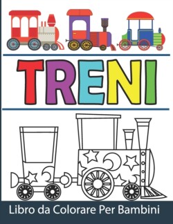 Treni Libro da Colorare Per Bambini