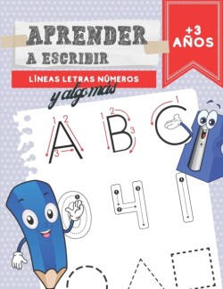Aprender A Escribir Líneas Letras Números Caligrafia Para Ninos + 3 Anos Aprende A Repasar El Alfabeto Ejercicios De Escritura Infantil