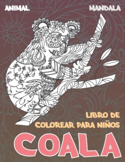 Libro de colorear para ninos - Mandala - Animal - Coala