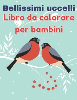 Bellissimi uccelli Libro da colorare per bambini