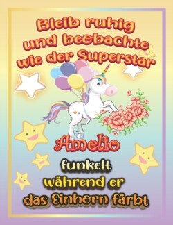 Bleib ruhig und beobachte wie Superstar Amelio funkelt wahrend sie das Einhorn farbt