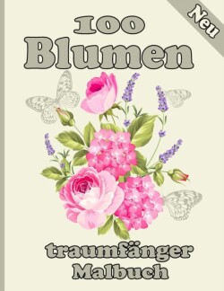 100 Blumen traumfanger Malbuch