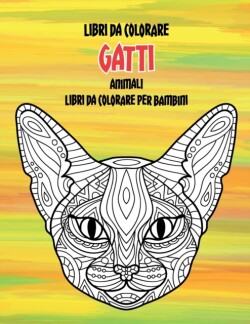 Libri da colorare - Libri da colorare per bambini - Animali - Gatti