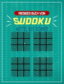 Riesiges Buch von Sudoku Mittel bis Schwer