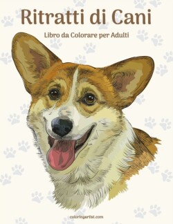 Ritratti di Cani Libro da Colorare per Adulti