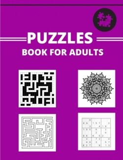 Puzzles Book For Adults