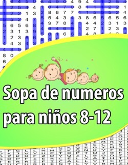 Sopa de numeros para niños 8-12