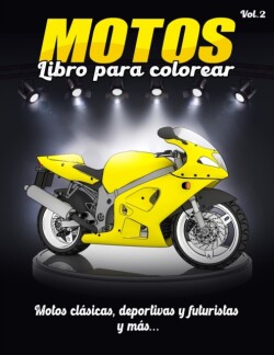 libros para colorear motos